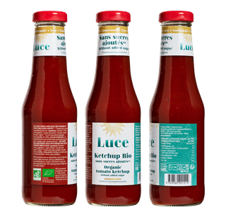 Luce Ketchup sans sucre bio 500g - 1555